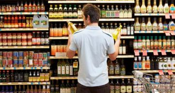 olive oil shelf