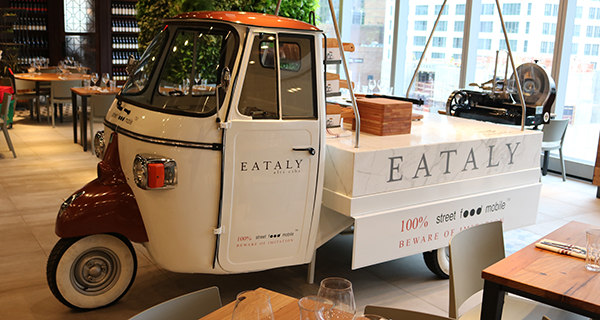 Eataly opens “anarchic” store in NY financial heart