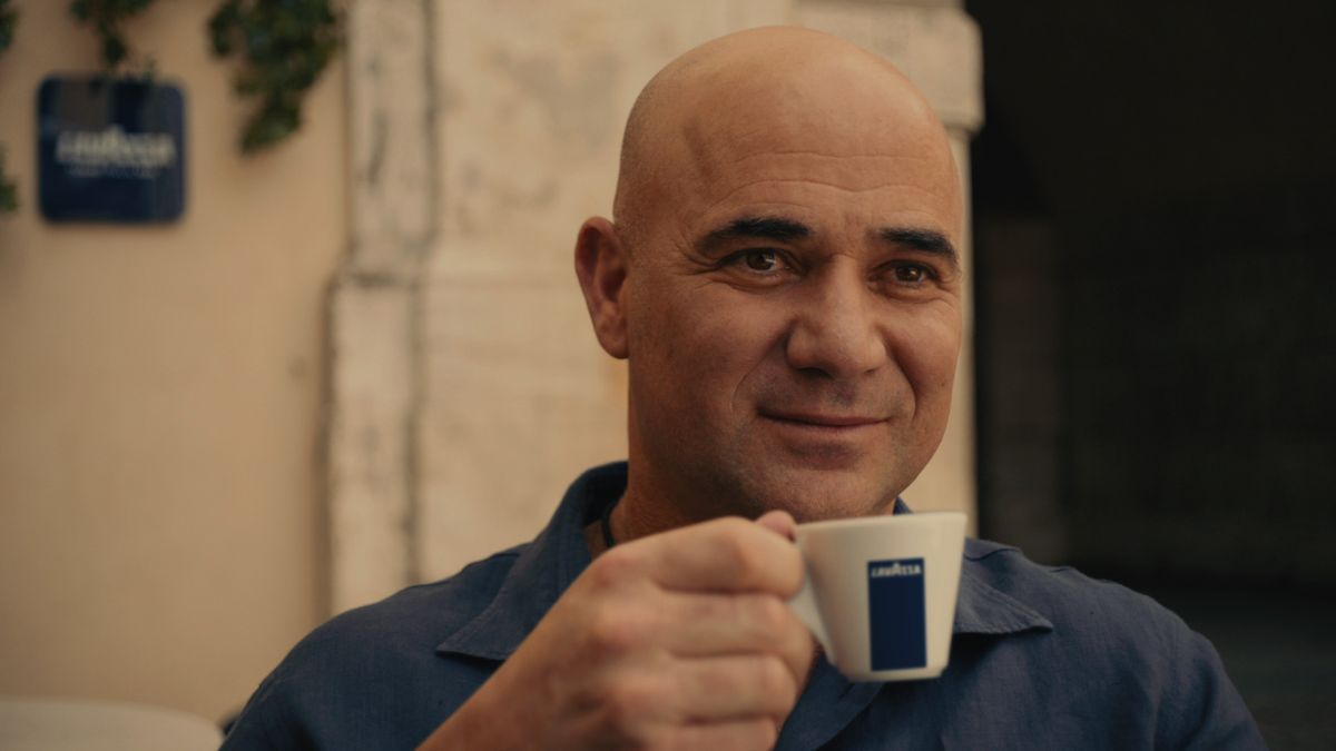 Tennis legend Andre Agassi is the new Lavazza’s testimonial