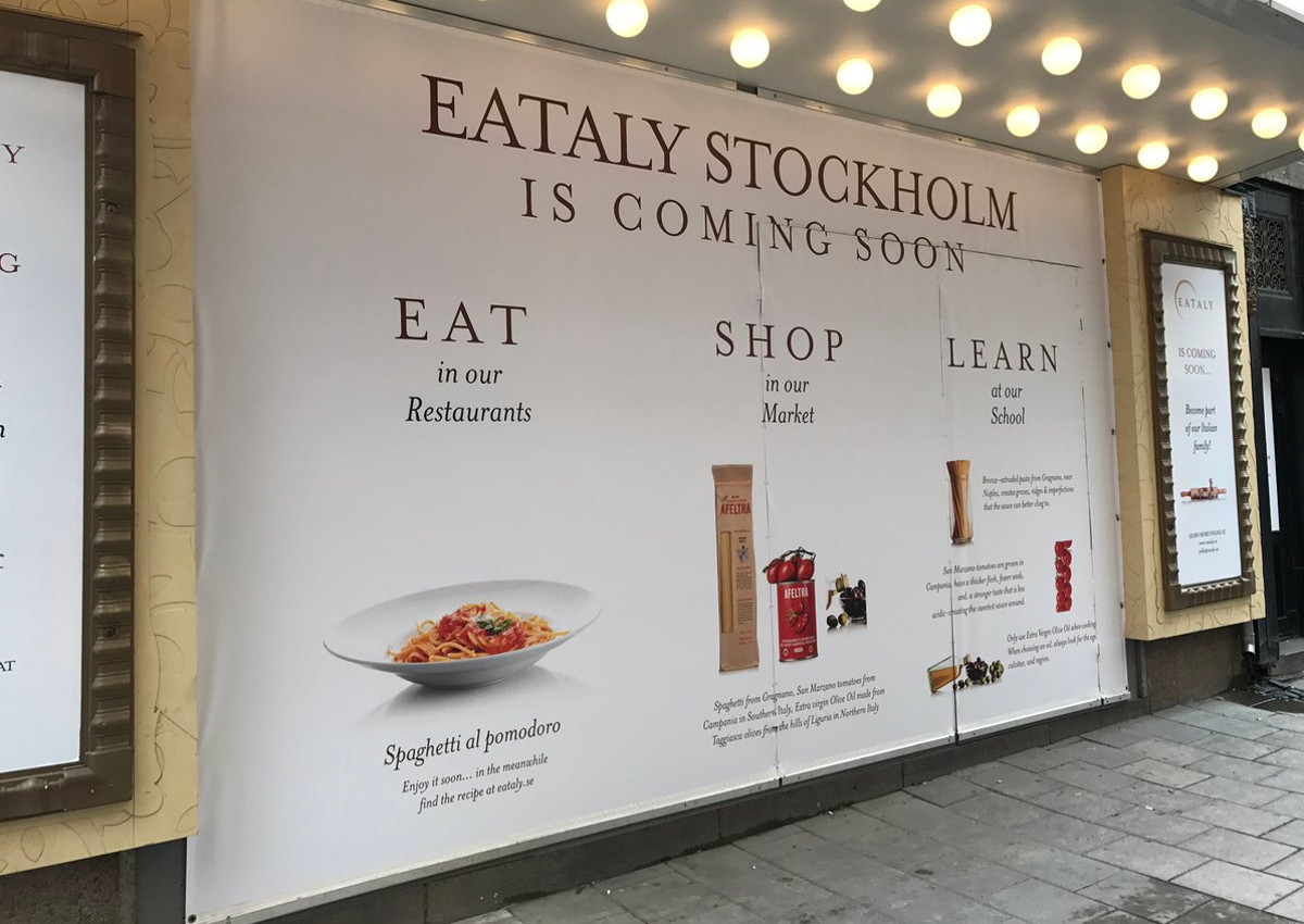 Eataly opens in Stockholm