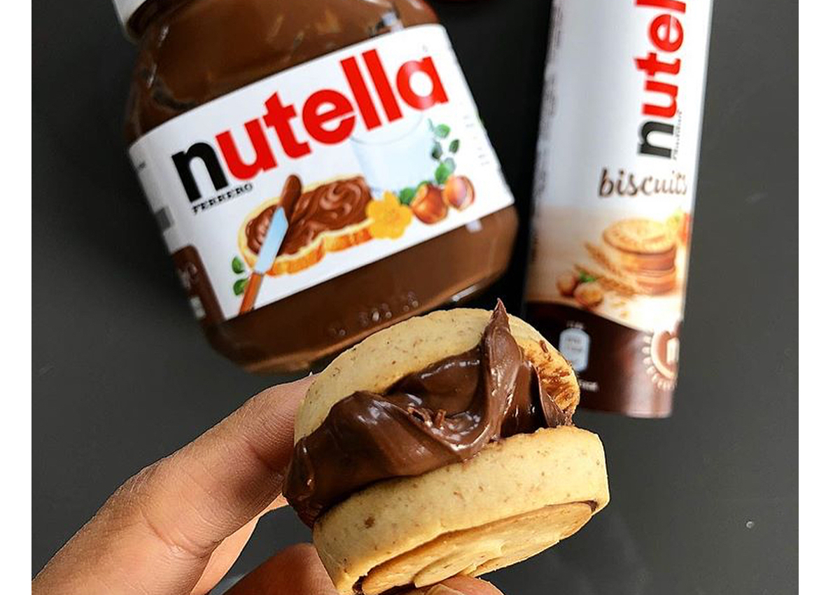 Nutella snack and drink (nutella, biscuits et thé glacé) : par portion