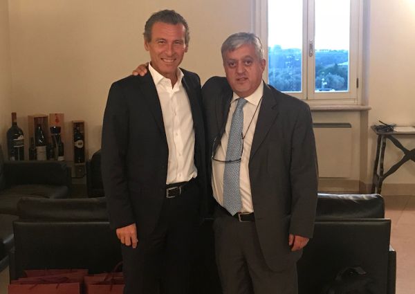 Corrado Casoli, Presidente GIV; Gianpiero Calzolari, Presidente Granarolo