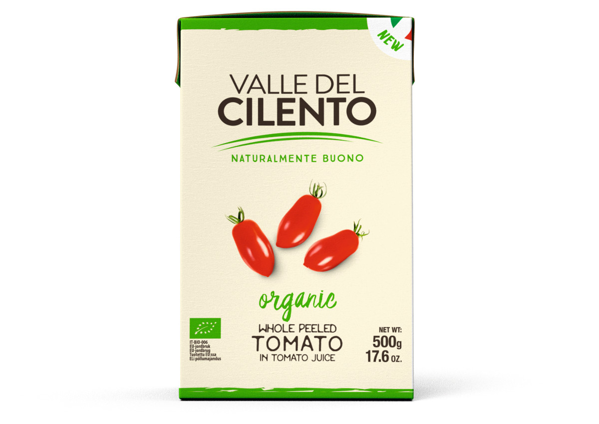 Rispoli Luigi, Organic Whole Peeled Tomato in Tomato Juice-Sial 2018-Italian Food Awards 2018