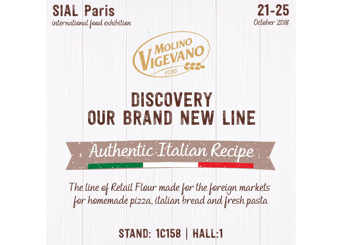 Molino Vigevano at SIAL with 'Authentic Italian Recipe' Flours -  Italianfood.net