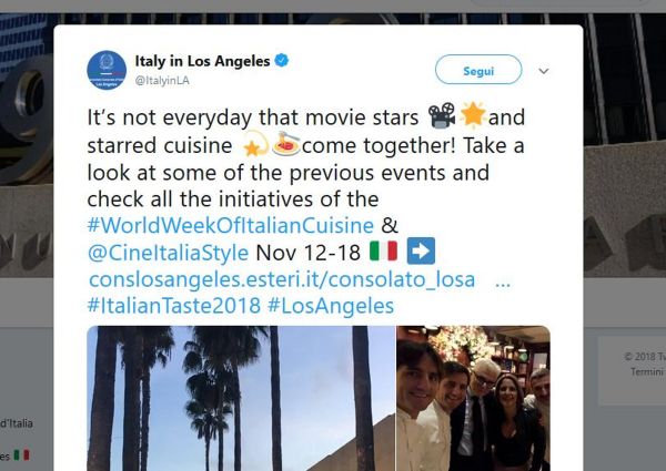 Los Angeles-Italian cuisine week