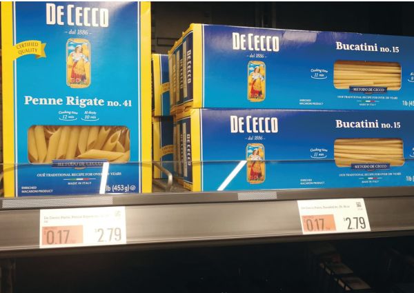 De Cecco pasta-Amazon Go