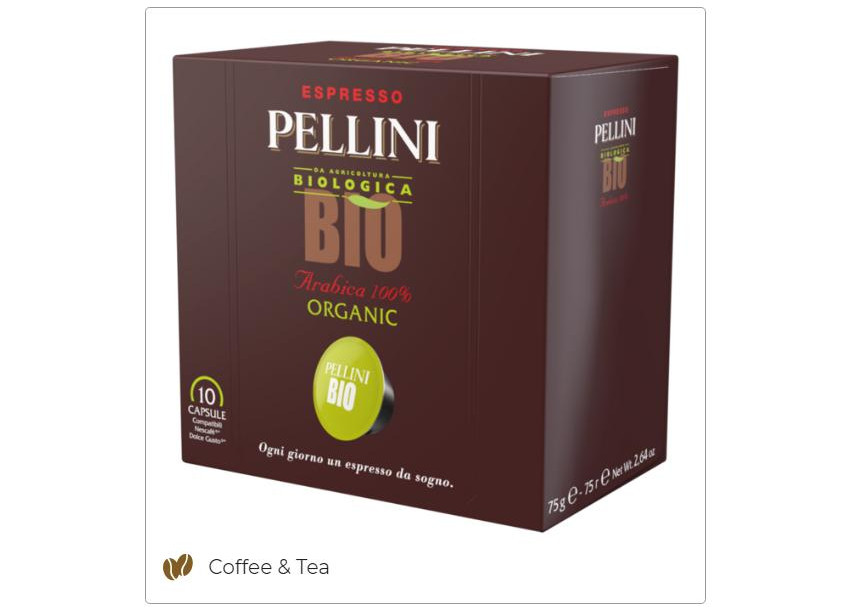 Italian coffee-Dolce Gusto compatible capsule Pellini BIO