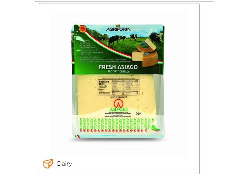 Asiago PDO