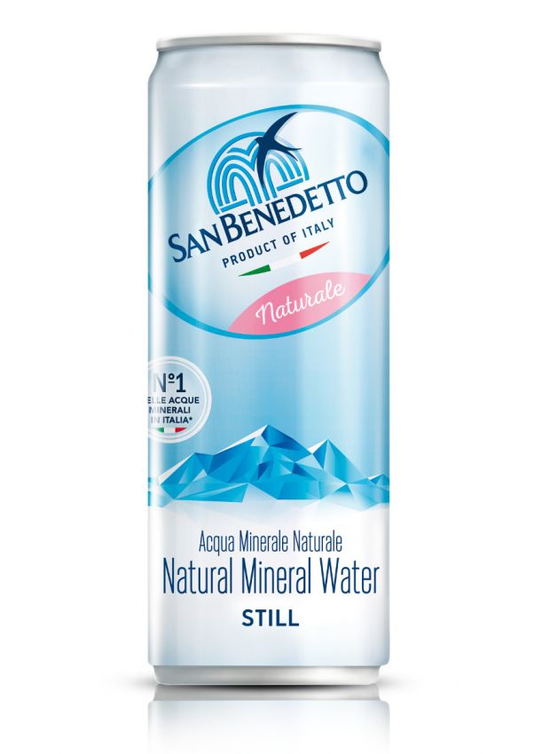 San Benedetto Presents Mineral Water in Cans - Italianfood.net