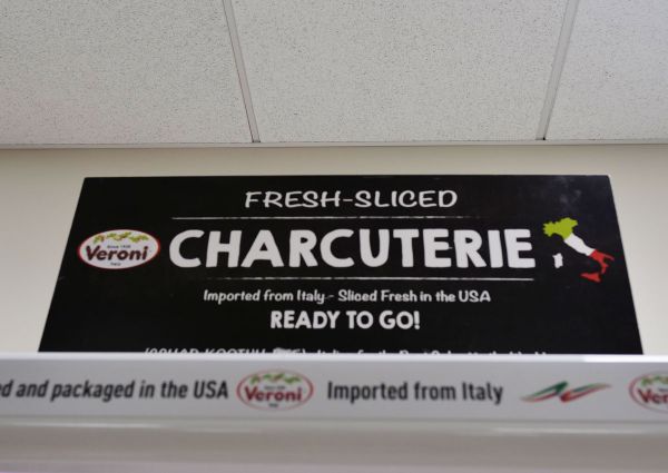 Veroni fresh sliced charcuterie, imported from Italy, sliced fresh in the USA. Ready to go!