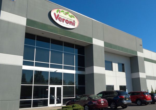 Veroni USA Headquarters. Veroni Italian cured meats and salami production facility.