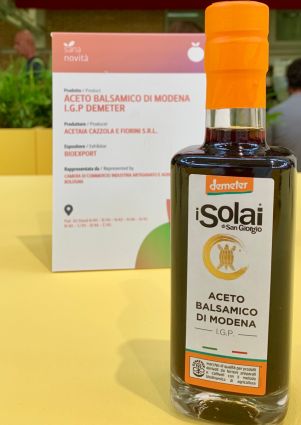 Italian Organic Balsamic Vinegar of Modena I.G.P. Demeter by iSolai di San Giorgio at SANA 2019.