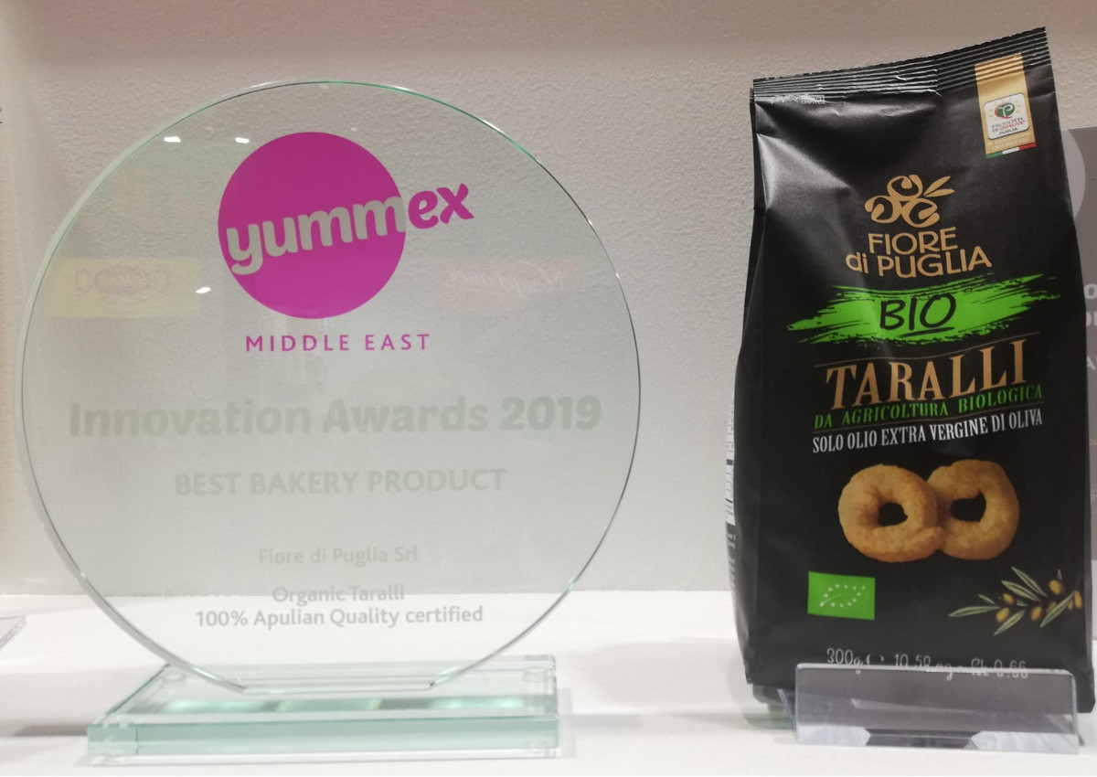 Fiore di Puglia wins Best Bakery Product award at Yummex