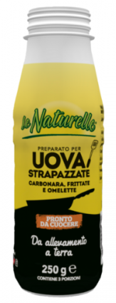 Le Naturelle scrambled eggs mix. Italian food award finalist at Anuga 2019.