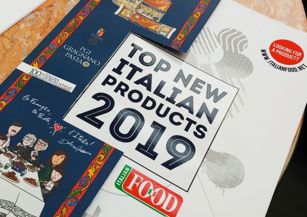 Top New Italian Products 2019. Italian food brands and pasta from Italy at the Fancy Food Show.