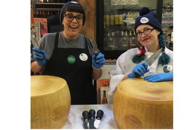 Parmigiano Reggiano-Whole Foods-opening of the wheel