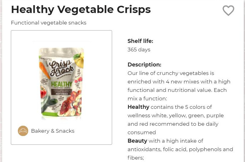 Healthy Vegetable Crisps