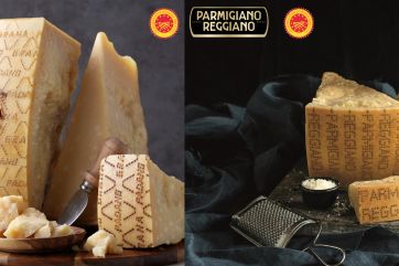 Grana Padano PDO-Parmigiano Reggiano PDO-40 mesi-Riserva-TasteAtlas