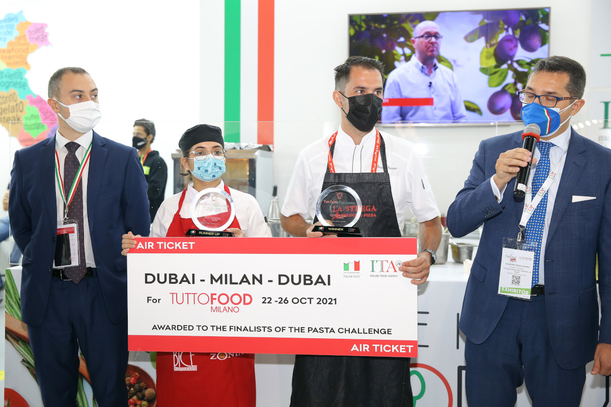 A special pasta challenge enticed attendees at Gulfood 2021: here’s how
