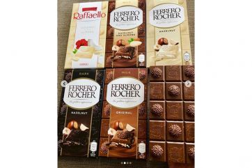 Ferrero-Rocher-Raffaello-chocolate bars