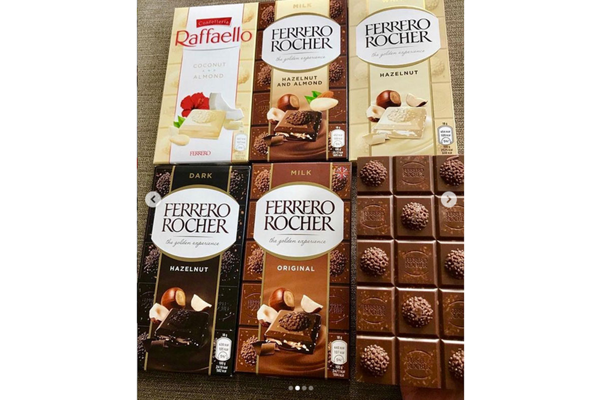 Ferrero’s chocolate bars to arrive in the UK