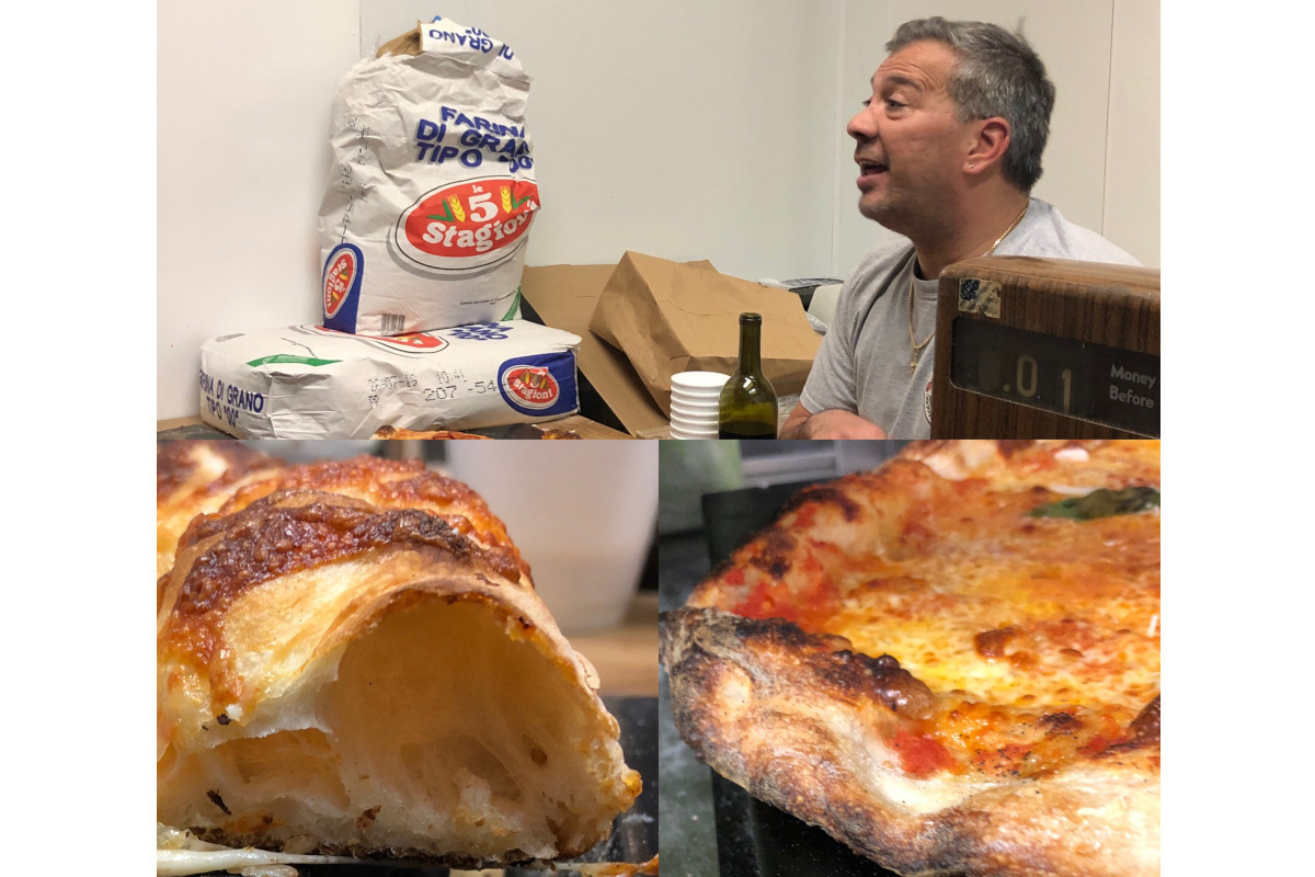 Angelo's American pizza with 100 Italian flour