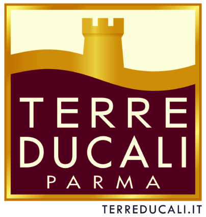 Terre Ducali Parma logo. Aperitiamo Italian food and wine from Parma, Italy.