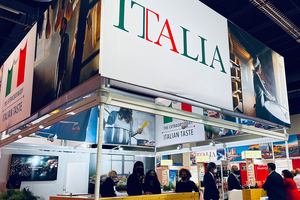 The Italian pavilion opens at Winter Fancy Food Show