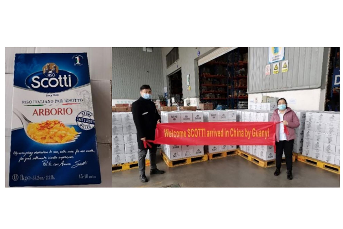 Arborio Riso Scotti is the first Italian risotto to land in China