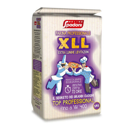 Spadoni Farina Professional XLL flour. Italian food award finalist.
