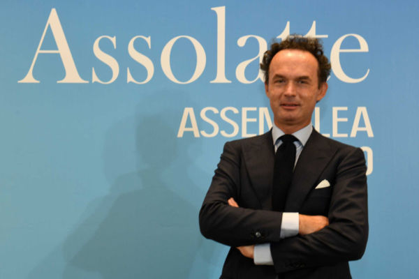 Paolo Zanetti of Assolatte. Italian cheeses sales are booming in North America.