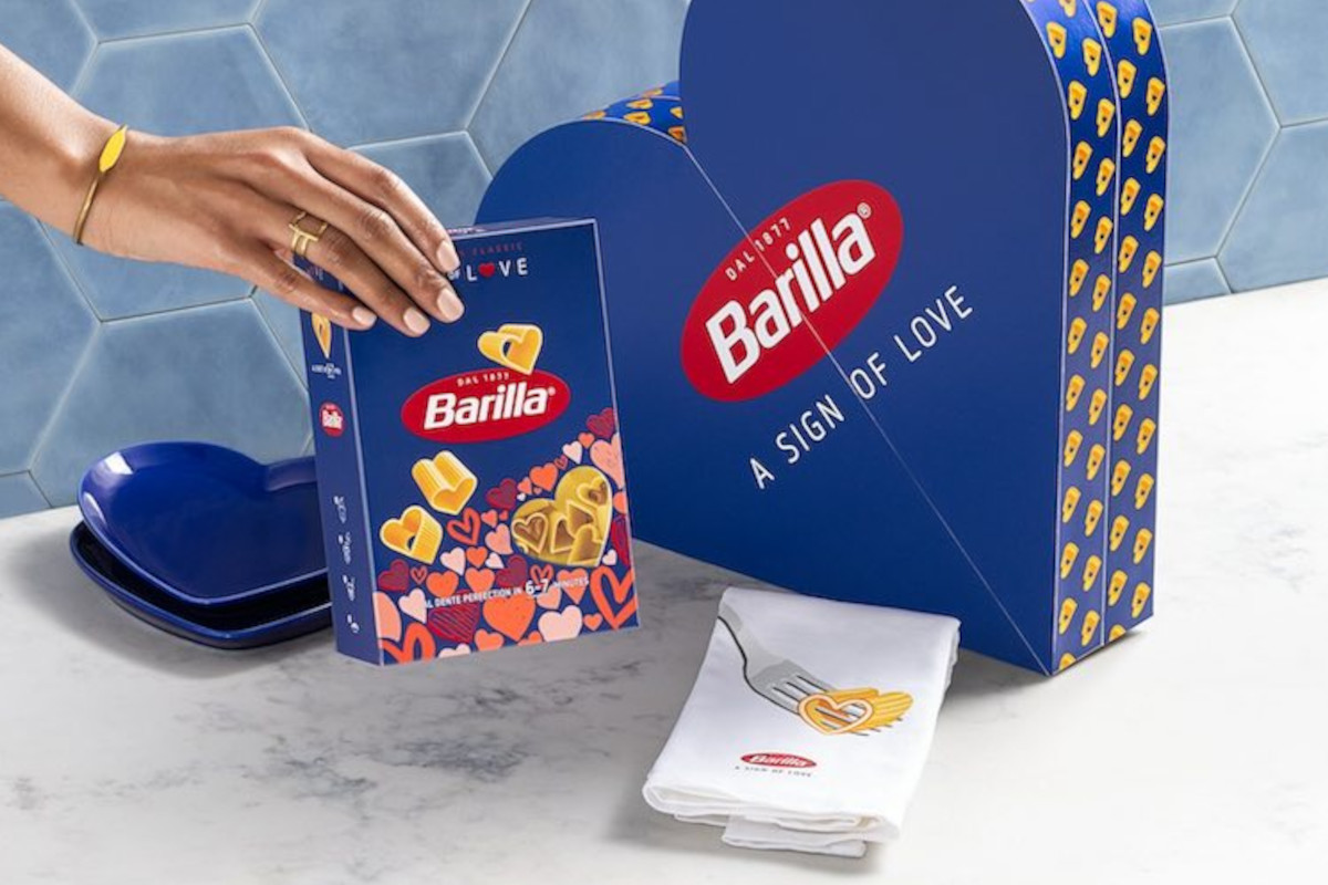 Barilla USA celebrates Valentine's Day with a Love pasta format -  Italianfood.net