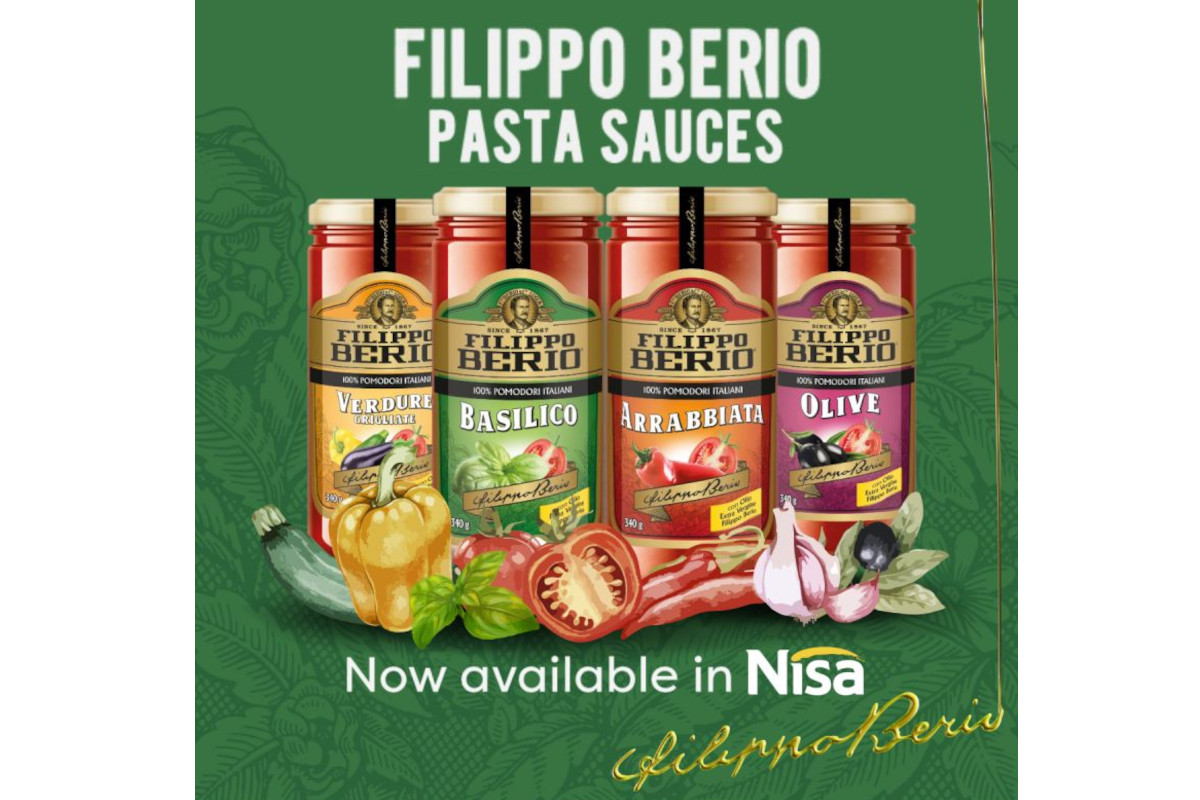 Filippo Berio UK’s new pasta sauces available at Nisa Retail