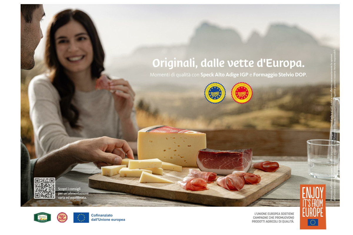 Speck Alto Adige PGI-Stelvio PDO cheese
