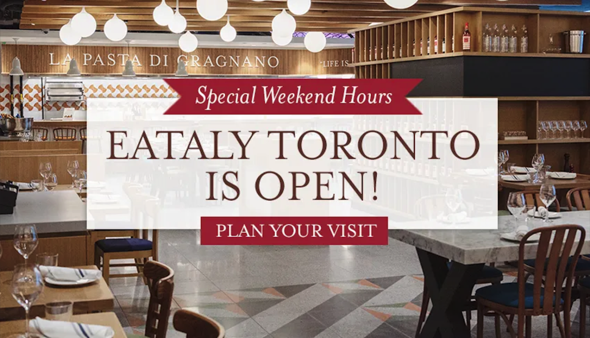 PHOTO GALLERY: Eataly readies second Toronto location, announces