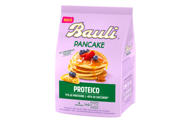 Bauli unveils its new salted caramel pancake - Italianfood.net