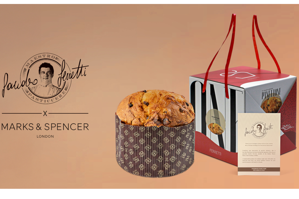 Artisanal panettone by Sandro Ferretti now available at Marks & Spencer